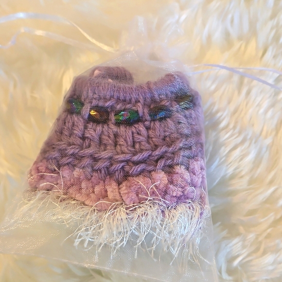 Handmade Balletcore Tutu Scrunchie Girls Purple Ballerina Bun accessory Upcycled - Picture 16 of 17